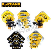 용접자석 코리아나 Koreana 자석 어스클램프 화살표 육각 오각 집게 마그네틱 납땜, M, KM3 (화살표 락타입)