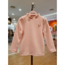 프렌치캣8 (Q25DKT230) 핑크 아이보리 베이직프릴티셔츠2종택1