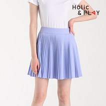 홀릭앤플레이 여성 플리츠 큐롯 치마 HC2WCU004LA