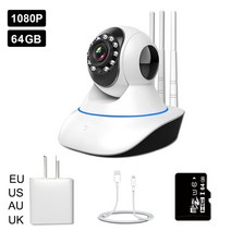 wifi baby monitor with camera 1080p baby sleeping monitor night vision 양방향 오디오 모션 감지 비디오 nanny baby, 협력사, 64GB의 1080p