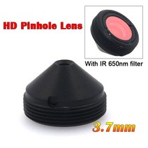 HD CCTV 핀홀 렌즈 3.7mm M12 * 0.5 마운트 미니 1/3 보안 카메라 용 ir 650nm 필터 포함140071