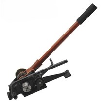 철 밴딩기 밴드 결속 무클립 결속기 택배 3pl 화물포장, 원컬러, 16mm 중금속 포장기완전 세트