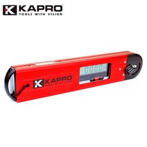 각도자 Kapro 전자 고니 오 미터 디지털 베벨 스피릿 레벨 고정밀 각도 측정기 경사계 버블 눈금자, 한개옵션0