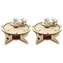 2X 과학 장난감 태양계 모델 천문학 태양 지구 달 행성 실험 교육용 스템 키트, log color