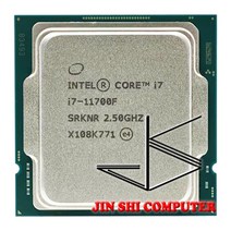 i77700k 새로운 인텔 코어 i711700F i7 2.5 GHz 8 16 스레드 CPU 프로세서 65W LGA 1200, 한개옵션0