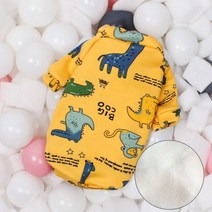 고양이옷 고양이 환묘복 실내복 조끼 티셔츠 양말 귀여운 프린트 스핑크스 의상 겨울용 따뜻한 애완 동물 후드 스웨터 고양이용 부드러운 양털 강아지 케디 마스코타스 고타스 의류, XL-18, Yellow Dinosaur