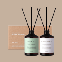1+1 네이처디퓨저 실속형 200ml, 퍼플로즈2P