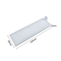 5 개/몫 130mm x 40mm 8mm 로봇 진공 청소기 HEPA 필터 식 예비 부품 액세서리 교체 100% 신규, 한개옵션0