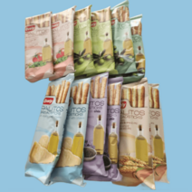 퀼리 브레드스틱 6종 막대과자 오리지널 그리시니, 브래드스틱 치아씨드 50g 2개