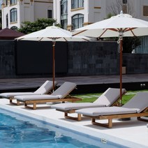 썬베드 호텔 리조트 수영장 비치 테라스 야외 의자 선베드, B타입(속건스펀지패드)