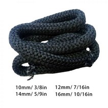 연통 스토브 도어 벽난로 코드 교체용 블랙 개스킷 고온 목재 씰 2.5 Mx1 0mm 12mm 14mm 16mm