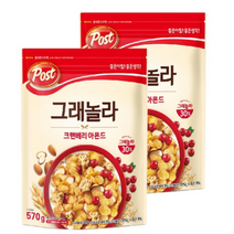 포스트 그래놀라 크랜베리 아몬드 시리얼, 570g, 2개