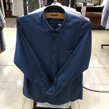 레노마셔츠 RJFSG1030 컬러 트윌 솔리드 테이프 배색 셔츠