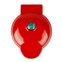 220V 미니 와플 메이커 EU 영국 플러그 110V 미니 와플 냄비 전기 와플 메이커 아침 와플 기계 계란 케이크 오븐, 빨간_1