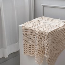 동영상 코바늘 클래스 - 레이스 커튼 diy 키트 오트밀, 1개