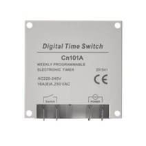 디지털 시간 스위치 L701 CN101A 16A 12V/24V/110V/220V AC DC 주간 프로그래밍 가능 전자 타이머, 01 12V AC DC