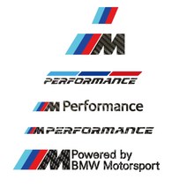 BMW M 차량용 데칼 스티커 카본 버젼, B타입, 6cm
