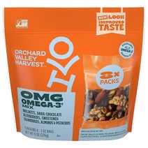 오차드밸리 Orchard Valley Harvest 오메가3 믹스 1 oz 8봉 호두 크랜베리 아몬드 피스타치오