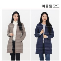 여성경량패딩 자켓 경량패딩 여성경량솜패딩 (롱자켓)