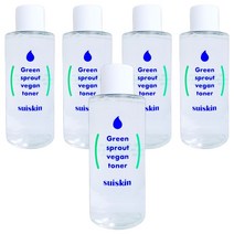 수이스킨 어린 새싹 클린 토너, 5개, 50ml
