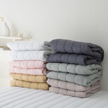 세미 마이크로 워싱 누빔 매트리스커버 SS/Q/K/SK 6color