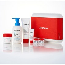 ATOPALM 아토팜 에센셜 케어 세트 베이비 3종세트 탑투토 워시 300ml/MLE 로션 120ml 크림 65ml 피부 가려움증 개선 출산 선물세트, 2개