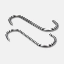 스텐 S고리 9파이 12파이 정육고리 육가공고리 돼지걸이 소걸이 에스고리, 낱개