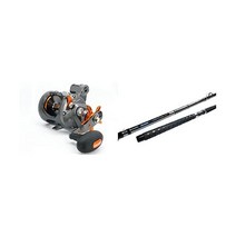 정품 오쿠마 냉수 라인카운터 트롤링 릴, Cw-453d 430 Yds-25lb, Trolling Reel + Trolling Rod