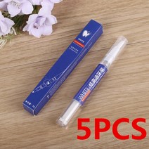 치아 미백 치아 미백 펜 젤 구강 위생 청소 미백제 얼룩 제거 신선한 호흡 세럼, 02 5pcs