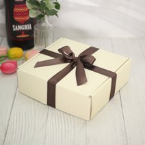 중앙패키지 아이보리 기프트 쿠키박스(중/4구)