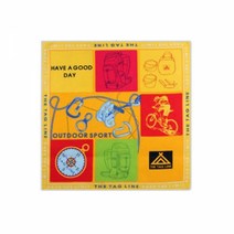 (10개묶음)면60수 등산손수건(60cmX60cm) 땀흡수