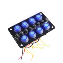 카라반 캠핑카 트레일러 rv 토글 스위치 12v24v 8 위치 전자 자동차 보트, 8 위치 스위치