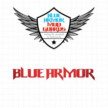 블루아머 머드가드 전용 반사스티커 1P 레드색상 캠핑 자동차 차량용 로고 데칼스티커, 쏘렌토 23년형-레드, 1개