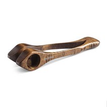 Heritage Musical Spoons 타악기 수제 캐나다 메이플우드 천연 목재 포크 사운드 모든 음악 경험을 가진 성인 및 어린이를 위한 훌륭한 선물 라지 내추럴, Red, Red