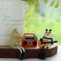 홈가드닝 소품용 귀여운 미니어처 3p 선반장식 장식장