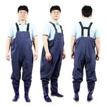 가슴장화 낚시 해루질 농장 갯벌 체스타 전신바지, 275