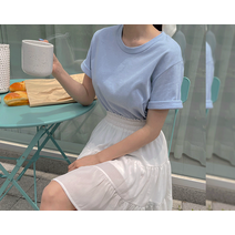 루이멀 라운드넥 베이직 티셔츠