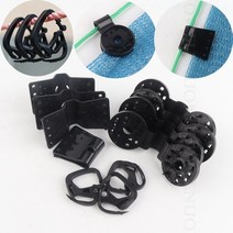 노루망 1 8m 지지대 고라니망 동물방지망 경계망 1.2미터 텃밭 그물망 울타리 10, 원형 클립 100개