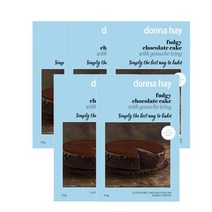 도나헤이 퍼지 초콜릿 케이크 글루텐 프리 믹스 570g Donna Hay Fudgy Chocolate Cake Gluten Free Mix, 5팩
