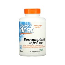 닥터스베스트 세라펩타아제 Serrapeptase 270캡슐 Doctors Best