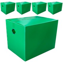 네오비 이사박스 5개묶음, 녹색, 7호(700×400×500)