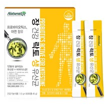 장건강 락토 생 유산균 락토바실러스 플란타룸 파라카제이 비피더스 비피덤 아시도필루스 비타민B 치커리 발효효소 건강기능식품 식약처 인증, 락토 생 유산균 120포