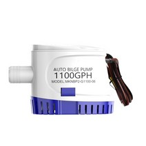 자동 농업용 양수기 지하수모터 전기 2 3 4 1인치 양수기 펌프 보트 빌지 dc 1, 1100Gph, 24v