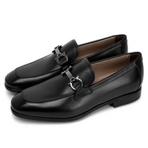 [살바토레 페라가모] Ferragamo 남성 간치니 가죽 로퍼 REE 735236 BLAC