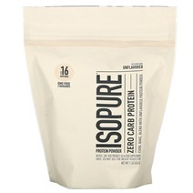 Isopure 이소퓨어 프로틴 단백질 가루 파우더 무향 Protein Powder Zero Carb Protein 454g