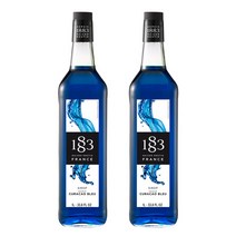 1883 블루큐라소시럽 1000ml 2개세트