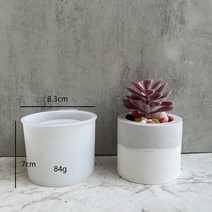 캔들몰드 실리콘 몰드 캔들 아치형 직사각형 라운드 수경 석고 금형 식물 꽃병 금형 수경 꽃병 수지 금형 홈 장식, e