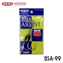 밴푹 어시스트 훅 부시리지깅 루어낚시 BSA-99 2／0