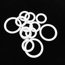 알루미늄 용접봉 실납 스텐 PTFE 플랜지 개스킷 고온 내성 유니온 씰 링 1/12/15/2 인치 12mm 14mm 16mm 18mm 20 개알루미늄 개, 35x25x2mm, WHITE