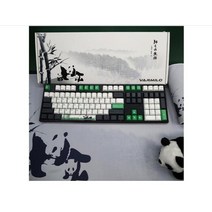 Varmilo panda MA87/MA108 R2 87key108KEY 기계식 키보드 유선 정전 용량 축 V2 흰색 백라이트 컴퓨터, 한개옵션2, 03 108key wired, 03 Grass green switch